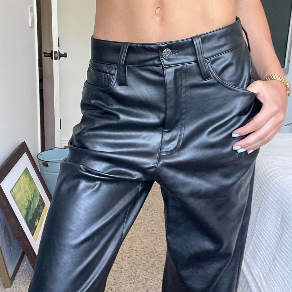 Madewell Leather Pants
